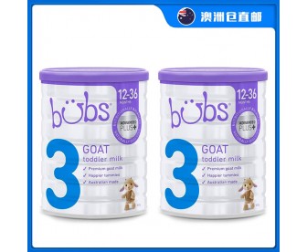 【澳洲直邮包邮】Bubs 婴幼儿山羊A2配方奶粉3段 800克x2罐（1-3岁适用）